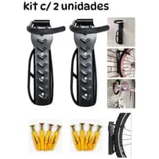 Kit 2 Suporte Parede Gancho Resistente Pendurar Bicicleta Bike