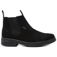 Botina Country Casual Masculina Feminina Infantil em Couro Solado Costurado