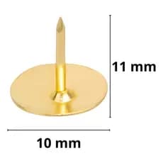 Percevejos Latonados , 4 Kit Com 100 Unidades Cada