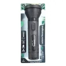 Lanterna 3W/5W/1W Bivolt Original luz branca forte cor preta super potente melhor lanterna
