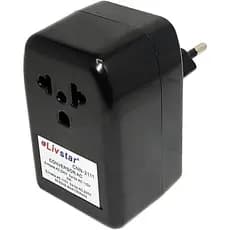 Transformador de Tensão Bivolt, 110V/220V e 220V/110V, 100W, 60Hz, Portátil, 5x5x5cm
