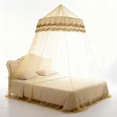 Mosquiteiro Indiano de Teto 14m Casal Gigante Box Queen King