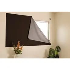 Painel Cortina 100% Blackout Adesivada Velcro Sem Furar Parede - Cores - Promoção