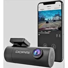 Câmera Veicular DDPAI 1296P com Wi-Fi, Ângulo de 140° e Visão Noturna Gravação de Emergência