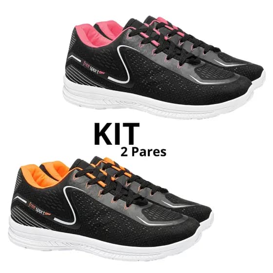 Kit Tenis Masculino Feminino Esporte Flexível