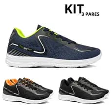 Kit Tenis Masculino Esportivo Confortável Academia