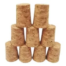 Rolha Cortiça 10un Para Garrafas Vinho Cerveja Mel