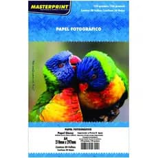 Papel Fotográfico Glossy A4 150g/m² Masterprint 50 Folhas