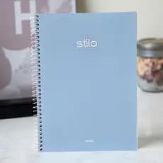 CADERNO UNIV. 80FL CD STILO AZ PASTEL JANDAIA