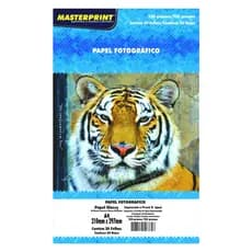 Papel Fotográfico Glossy A4 230g/m² Masterprint 50 Folhas