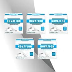 Kit com 5 Veda Rosca Novaflon 18mm x 50m Vedação Profissional