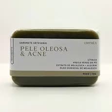 Sabonete Artesanal Pele Oleosa & Acne Argila Verde 70g Combate Oleosidade, Espinhas, Poros Dilatados, Cravos