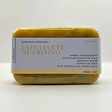 Sabonete Artesanal Esfoliante Nutritivo Aveia 70g Trata Aspereza, Ressecamento, Pele Opaca, Elimina Células Mortas