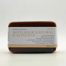 Sabonete Açafrão e Dolomita Depilação Natural & Manchas 70g Reduz e Afina Pêlos, Manchas Escuras, Opacidade