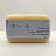 Sabonete Artesanal Proteção Energética Sal Grosso 70g Reduz Peso Energético Cansaço, Corpo Carregado, Limpeza Energética