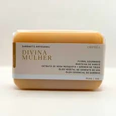 Sabonete Artesanal Divina Mulher Ouro 70g Aumenta Sensualidade Autoestima Autocuidado Renovação Orphéa