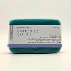 Sabonete Artesanal Antiodor Axilas 70g Trata Mau Odor Axilas Excesso de Bactérias Acúmulo de Resíduos Escurecimento