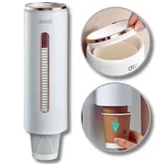 Dispensador De Copos Descartaveis Moderno Suporte Luxo Suporte Adesivo
