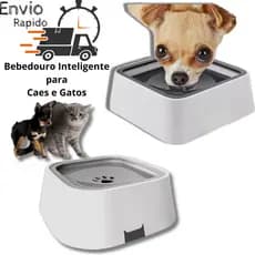 fonte Bebedouro inteligente Fonte de Água Para Pet Cachorro caes e Gato Anti-respingo