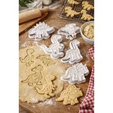 Kit 6 Peças cortadores Biscoito Dinossauros | Cortador de biscoito | Cortador dinossauro