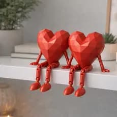 Kit Coração articulado | decoração | Coração romântico