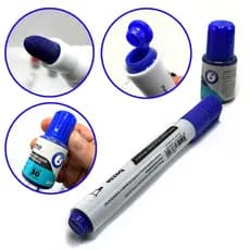 Marcador para Quadro Branco Recarregavel Canetao Pincel Kit