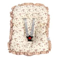 Capa Bebê Conforto Universal 100% Algodão Acolchoada Várias Estampas