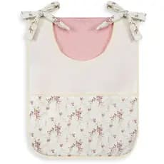 Porta Fralda  Porta Treco para Quarto de Bebê  Tecido 100% Algodão, Organizador de Parede com Bolsos para Fraldas  Itens