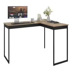 Escrivaninha em L 110cm Mesa Home Office Gamer Escritório Grande Oferta