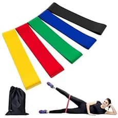 Mini-bands Faixas Elásticas Circulares 5 Níveis Treino Casa Exercícios Elástico