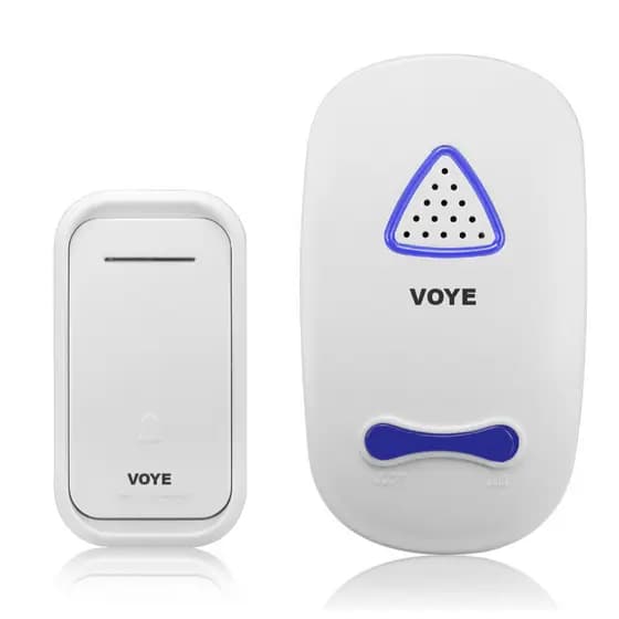 Campainha Sem Fio Residencial Wireless De Longo Alcance Eletrônica Sem Fio Bivolt VOYE