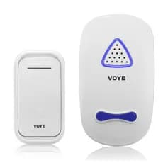 Campainha Sem Fio Residencial Wireless De Longo Alcance Eletrônica Sem Fio Bivolt VOYE