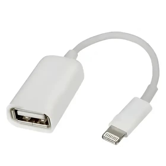 KIT 5 Cabo OTG Usb para Iphone Cabo OTG IPHONE Camera Controle Teclado Celular