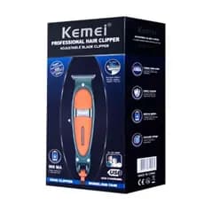 Maquina De Acabamento Cabelo Profissional Kemei Km-1946 Cor Couro 110v/220v