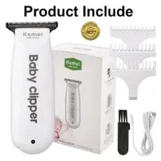 Mini Maquina Cortar Cabelo Bebe Crianca Portatil Kemei 1319