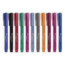 Caneta ponta fina faber castell fine pen 0.4 mm