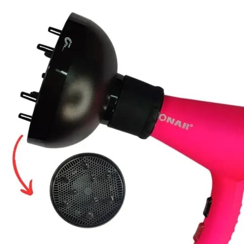Difusor de Cachos para Secador Universal Preto Cod 1882