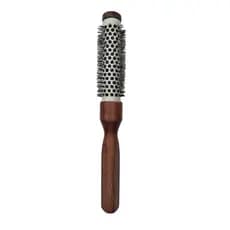 Escova Modeladora para Cabelos de Ceramica cabo de Madeira 25mm Cod 1573