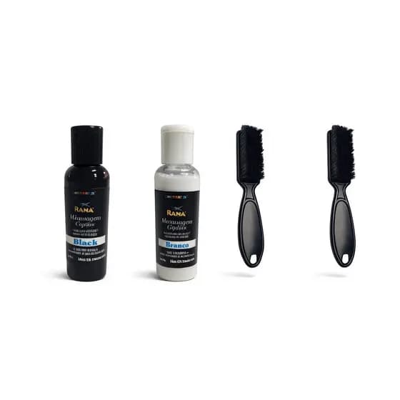 Kit Freestyle Pigmentaçao Barba e Cabelo Preta e Branca Profissional