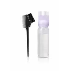 Kit Pincel com Pente Preto + Aplicador de Tinta
