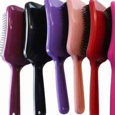 ESCOVA RAQUETE MACIA FLEX ANTI FRIZZ DESEMBAÇADORA TODOS OS TIPOS DE CABELOS