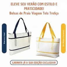 BOLSA DE PRAIA PISCINA VIAGEM NATAÇÃO ACADEMIA MULTIUSO ARTESANAL TELA TRELIÇA GRANDE