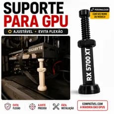 Suporte para GPU Ajustável Universal 16cm para Placa de Vídeo PC Gamer Personalizado