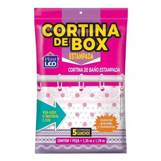 CORTINA BOX ESTAMPADA - PLASTLEO