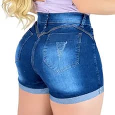 Short Jeans Feminino Com Lycra , Short Jeans Feminino Plus Size  , Short Jeans Feminino GG 36 ao 48
