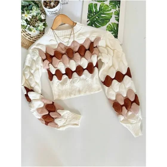 Blusa Manga Longa Coleção Novo Inverno 2026 Moda Feminina Estilo Fashion