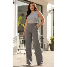 Calça pantalona alfaiataria  com bolso na frente🪡🩷💥👠. e também calça pantalona com detalhe na frente 🪡🩷💥