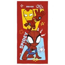 Toalha Aveludada Estampada Spidey 70 cm x 1,40 m