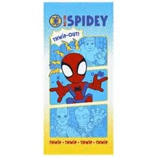 Toalha Felpuda de Banho Estampada Spidey 60 cm x 1,20 m