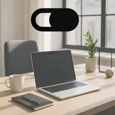 Protetor de Câmera Webcam para Segurança e Privacidade - Ideal para Notebook e Celular